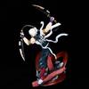 27cm Demon Slayer Uzui Tengen Action Figure Double Head Sculpt Battle Gk Statue Anime Model Desktop Decoration For Collectors