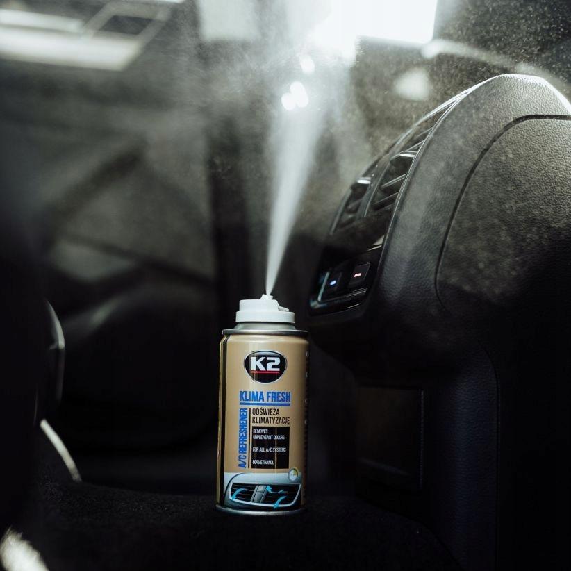 Rafraîchisseur pour climatisation spray k2 klima fresh 150 ml citron