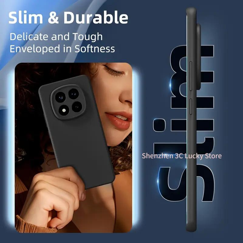 Pour Xiaomi Redmi Note 15 4G 5G Note15 Pro Note15Pro Plus + Note15ProPlus Coque Souple en Silicone Liquide TPU Housse de Protection Capa