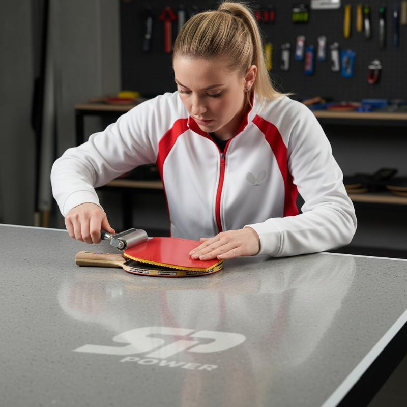 Autorizzazione Ufficiale HUIESON Gomma da Tennistavolo HURRICANE-STORM EX-600 2.2MM Gomma da Ping Pong Durevole Spin & Controllo Per 40+