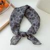 60cm Flower Print Cotton Bandanas Square Scarf Women Girls Headband Accessories Hairscarf Hairscarf