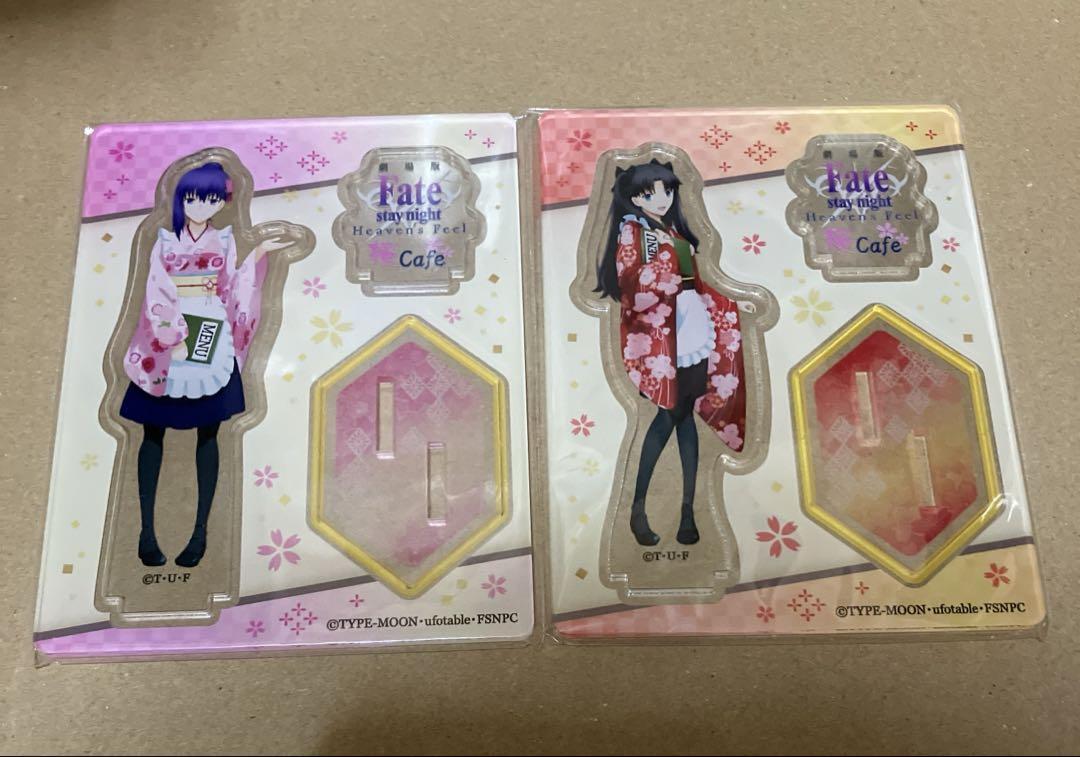 

[USED] Fate/stay night Sakura Cafe Acrylic Stand Rin Sakura