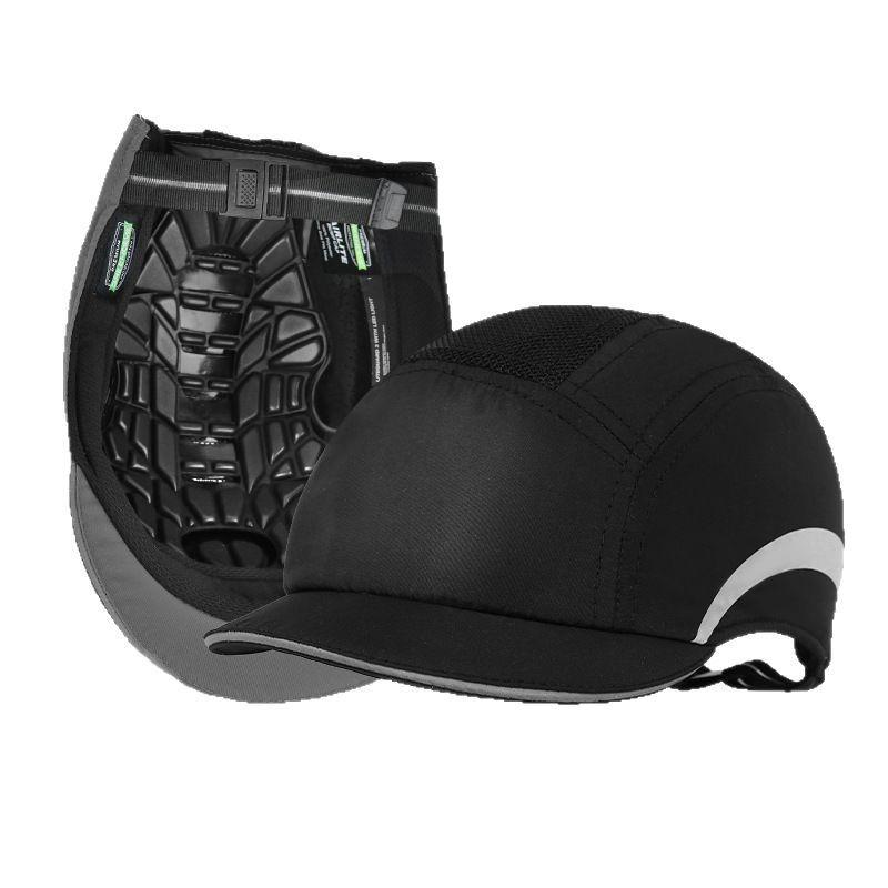 Casca ușoară CE EN812 Anti-Impact, Cască de siguranță respirabilă cu protecție solară, Șapcă de baseball cu cozoroc tip cioc de rață anti-cădere pentru atelier sau utilizare vara.