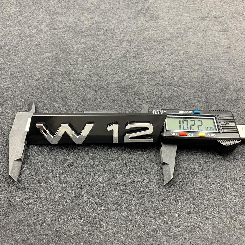 The car logo emblem sticker V6 V8 W12 For 05Y A3 A4 A5 A6 A7 A8 Q3 Car Front Grille Emblem Badge Y05