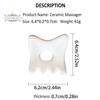 Ceramic Facial Scraping Tool Ceramic Gua Sha Board Anti Aging Facial Skin Care Reducing Dark Circles Removal Wrinkle