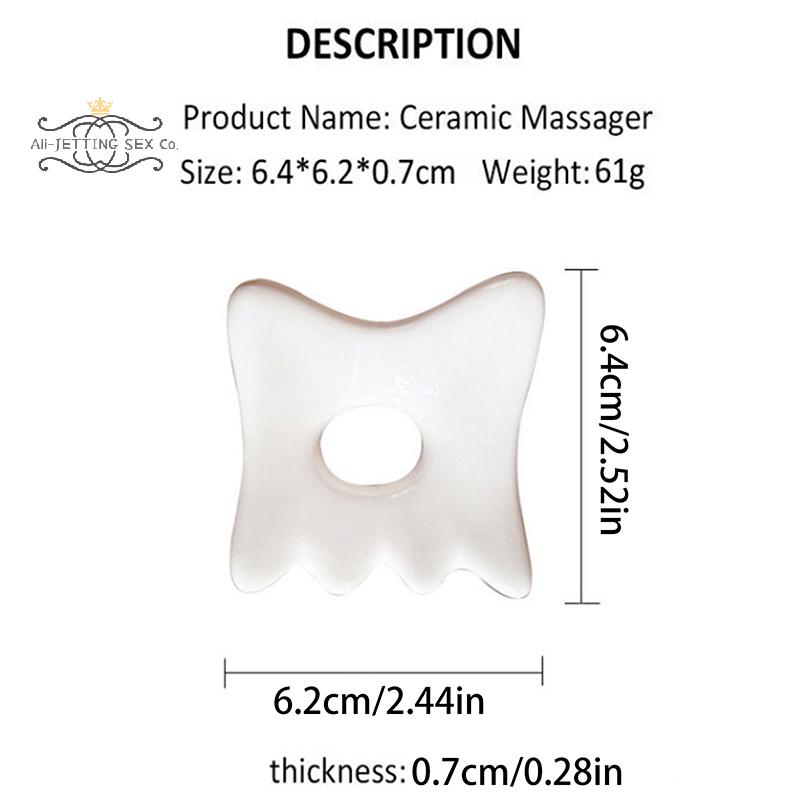 Ceramic Facial Scraping Tool Ceramic Gua Sha Board Anti Aging Facial Skin Care Reducing Dark Circles Removal Wrinkle