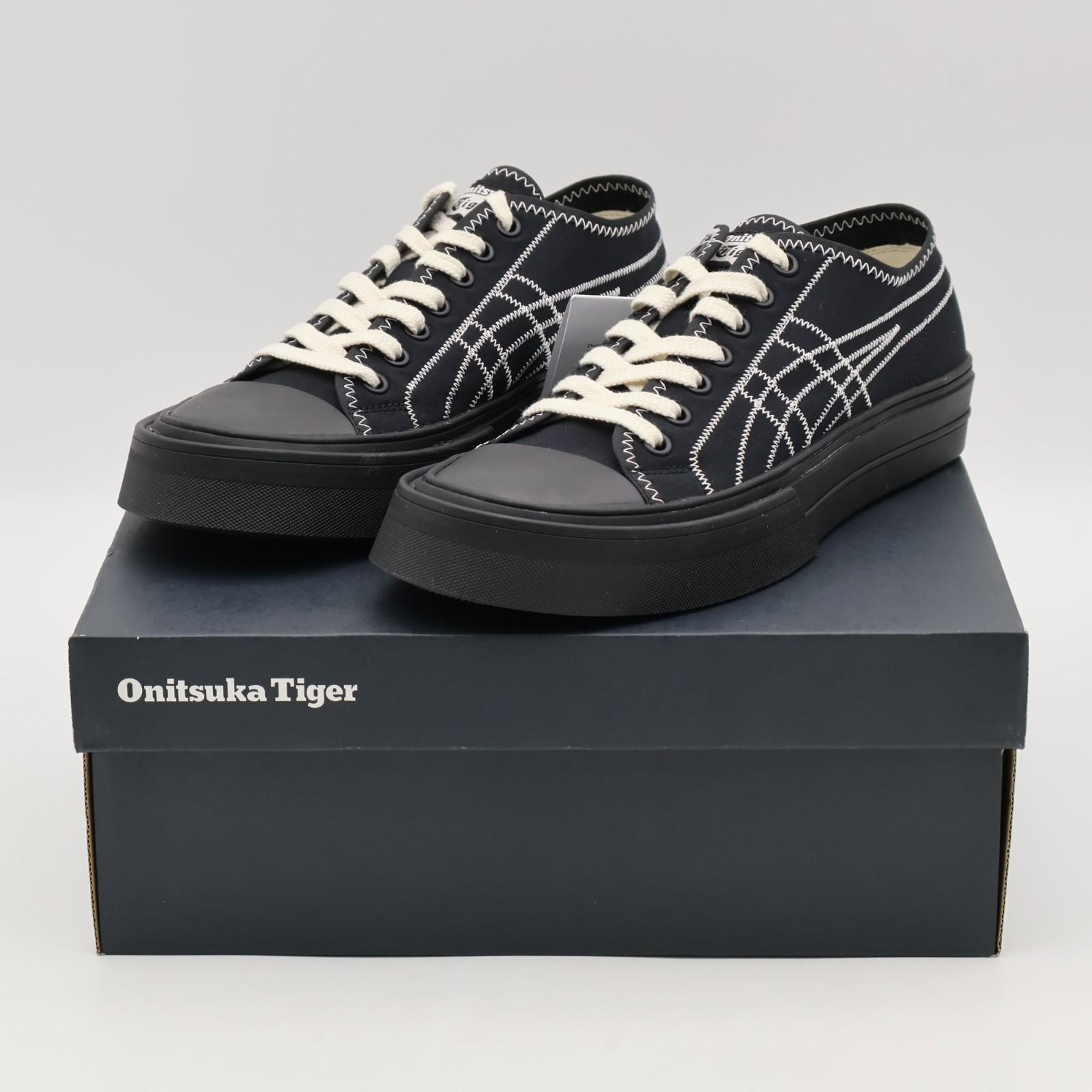 1183C474-001 Onitsuka Tiger Ok Basketball Lo Black Cream (Men s) 6.5