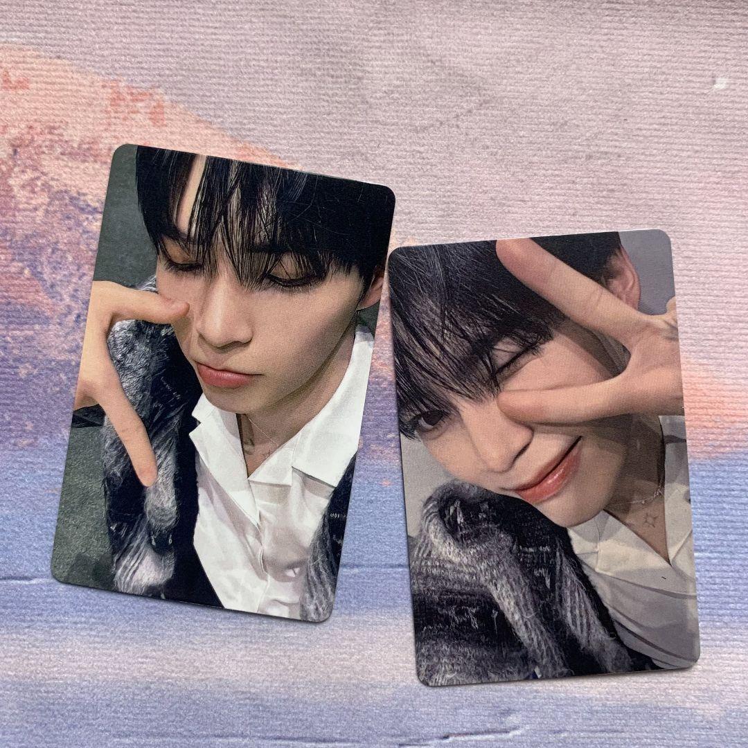 

[USED] ZB1 ZEB1 Hanbin Lose Rock Paper Scissors B Prize Win Trading Cards 2 pieces