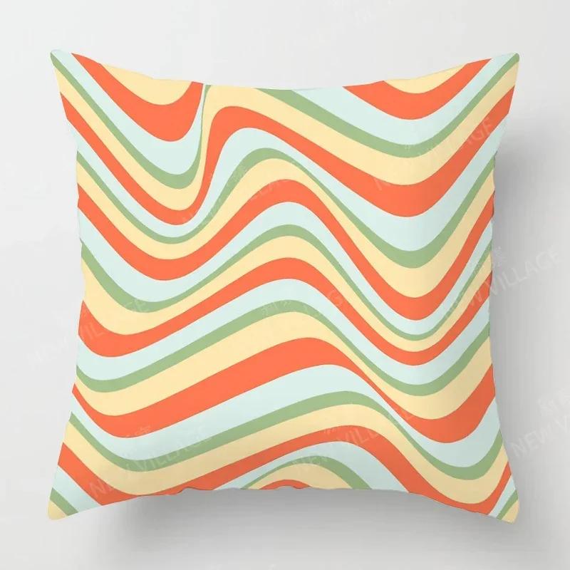 Nordic Fall Home Decor Autumn Throw Pillow Case Sofa Cushion Cover Modern   Geometry