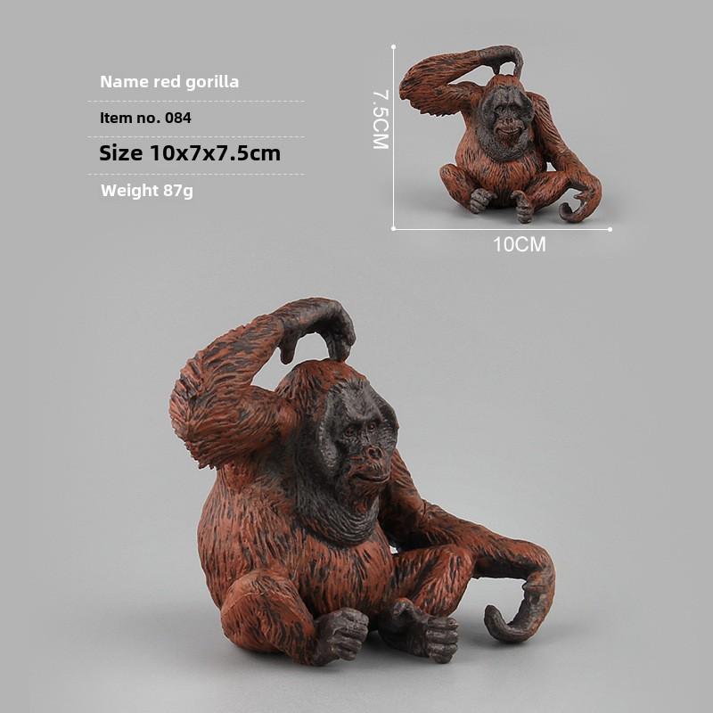 Schimpanse und Gorilla Stehend Zoo Modell Spielzeug