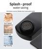 Square Matte Black Stainless Steel Single Hole Bathroom Mixer Tap Deck Mounted Single Handle Cold and Hot Water Basin Faucet
