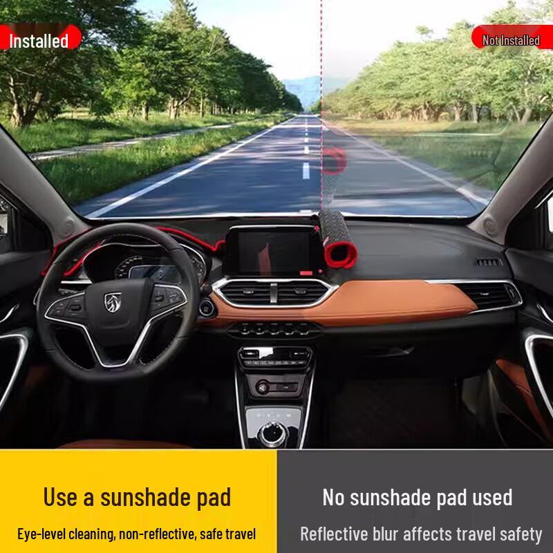 Changan Ruixing EM80 Sunshade Dashboard Mat (2024-25) - Light Block and Decoration