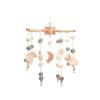 Baby Toy Wooden Mobiles Bed Bell Moon Clouds Rattle For Newborn Developing Diy Accessories Crib Holder Arm Brackets Gifts Rattle