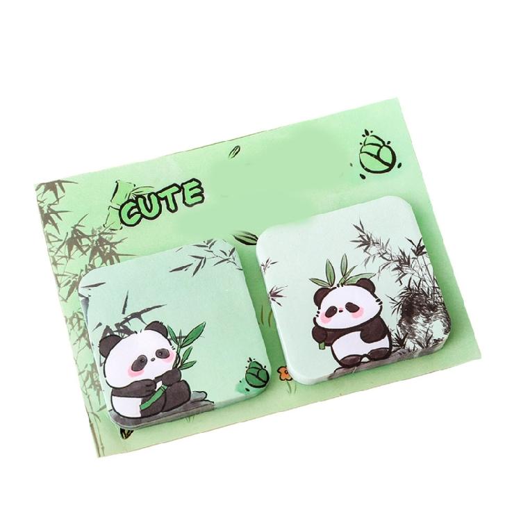 

Cartoon Panda Sticky Note Paper 60Sheets Adheive Notes Pocket Notes Memo Pad Small Notepads for Writing Journaling 1