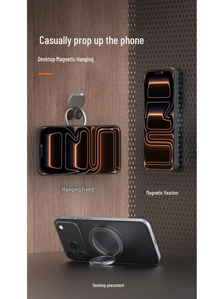 Trendy Double-Sided Magnetic Stand & Ring Phone Holder