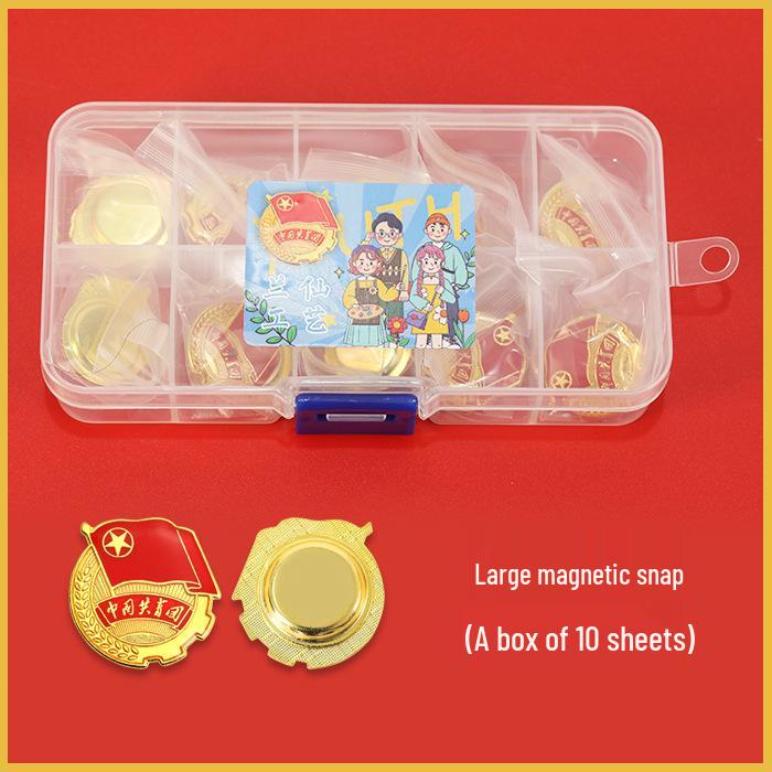 Communist Youth League Strong Magnetic Chest Badge - Youth Standard Student Emblem