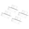 4Pcs Solar Panel Mounting Z Bracket Kit Off Gird Roof Installation Set for RV Yacht Flat Roof