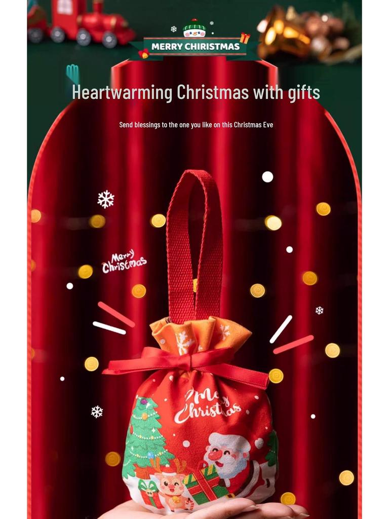 Christmas Eve Apple Gift Box - Candy & Small Gift Bag Decoration