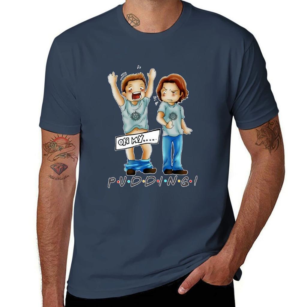 Pudding Dean Supernaturalhdb, For Men Women Black Summer Fashion, Trendy, Trend T-shirt Man T Shirt Graphic T-shirt