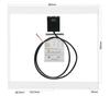 GWSOLAR 20W Solar Monocrystalline PERC Solar 12V Ideal for Energy 6 Surface Mounting Easy Installation from the Surface of the Cable Reverse Current