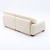 Handmade Mini Couch Dollhouses Single Sofa Set Flocking Loveseat Seater For Realistic Bedroom Scenes