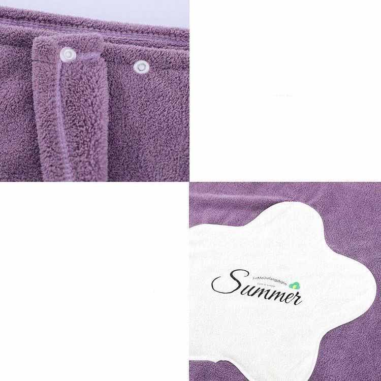 Fusta de baie moale absorbantă îngroșată cu margini Femei adulte îmbrăcate în piept prosop de baie purtabilă