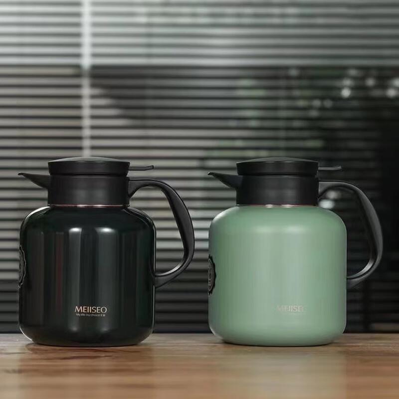 MEIISEO 316 SS Stew Tea Pot with Titanium Liner & Temp Display