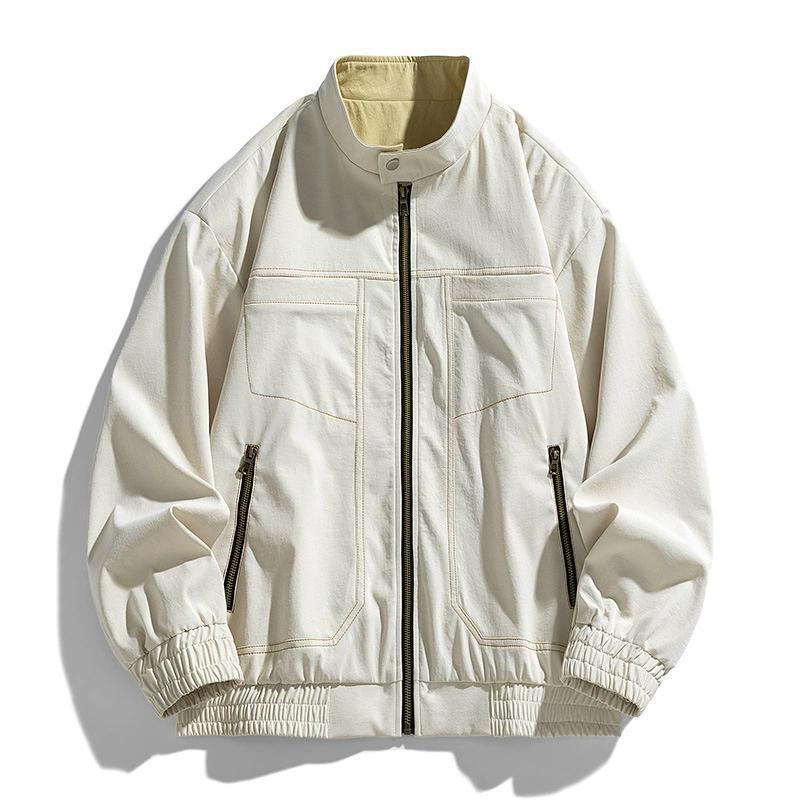 

L-9XL Спортивная мужская повседневная куртка для активного отдыха Мужская свободная куртка с капюшоном и тремя полосами L белый