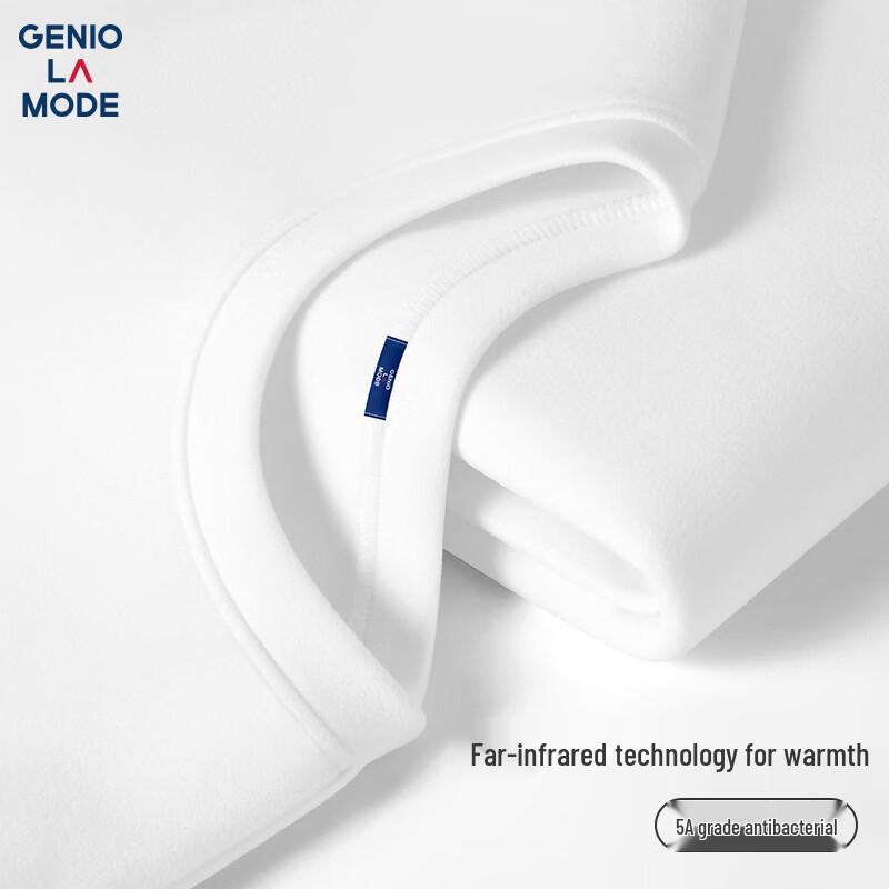 GENIOLAMODE Men s Fleece-Lined Crewneck Long-Sleeve T-Shirt 3XL