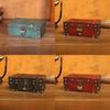 Wooden Retro Style Storage Boxes With Password Lock For Bedroom Organization