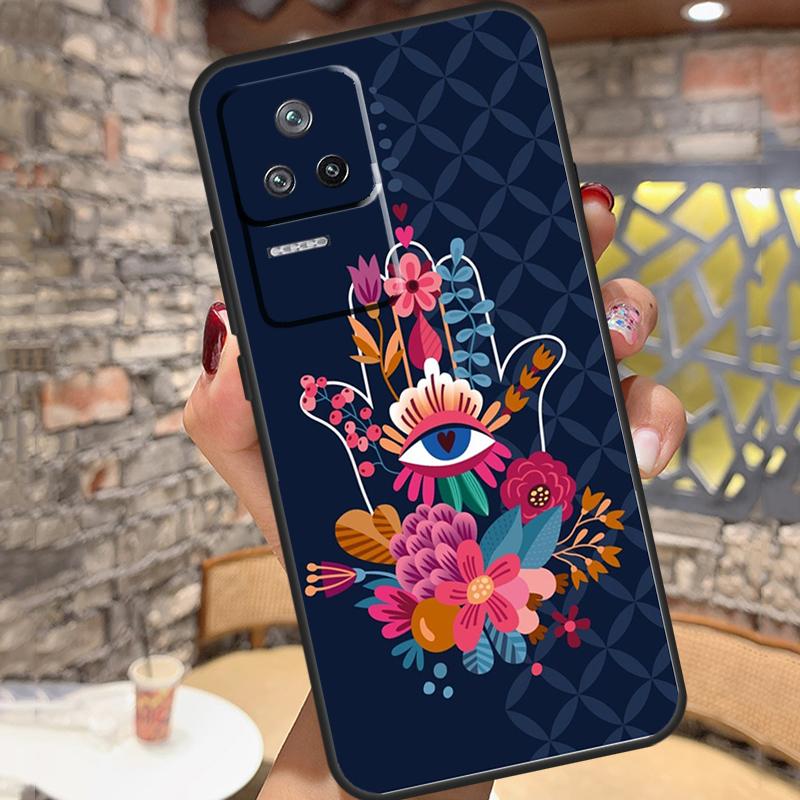 Hamsa Hand Of Fatima Case For Xiaomi 15 Ultra 13 14 11T 12T 13T 14T Pro POCO X7 X3 X5 X6 Pro M6 F5 F6 Pro Cover