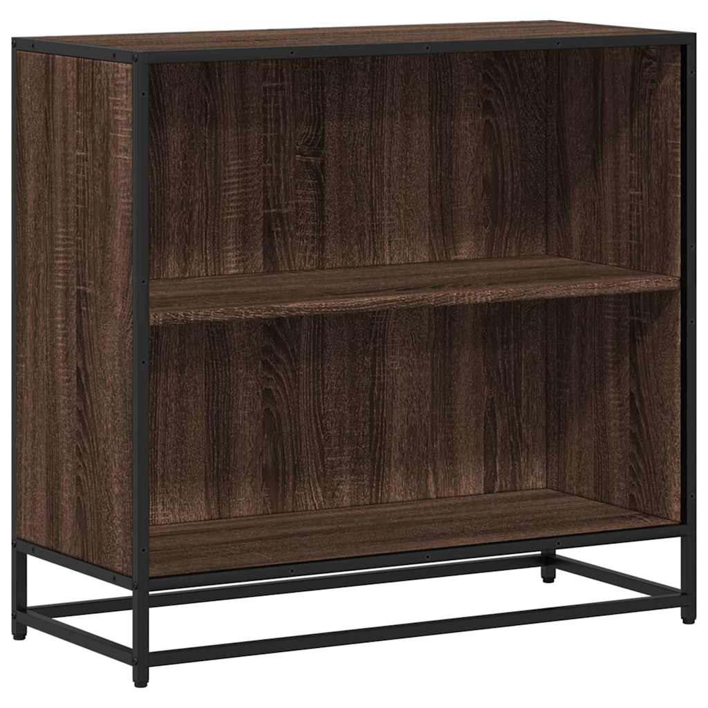 Bookshelf Brown Oak Effect 80.5 x 35 x 76 cm Particleboard