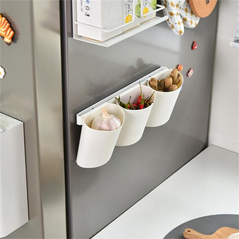 Wall Mounted Storage Bins Kitchen Storage Organizer Bucket Wall Mounted Organizer Basket,for Bathroom,Kitchen,Cabinet