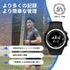 EZON T031 GPS Laufuhr für Herren mit Geschwindigkeits-, Distanz-, Tempo-Alarmen, Kalorienzähler und Stoppuhr, Schwarz (TPU Ersatzarmband).