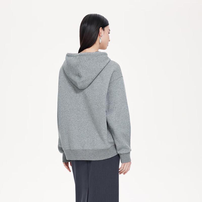 FivePlus Women's Loose Fit Long Sleeve Hooded Sweatshirt