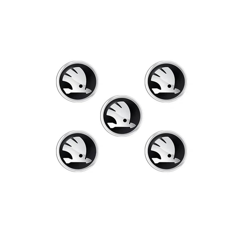 

Car Sticker 2025 Hot 11mm 14mm Remote Car Key Stickers Emblem Logo Accessories For Skoda Fabia Kamiq Rapid Kodiaq Octavia A5 A7 11mm