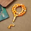 Handmade Middle Eastern 33-Bead Tasbih: Polygon Prayer Beads Jewelry