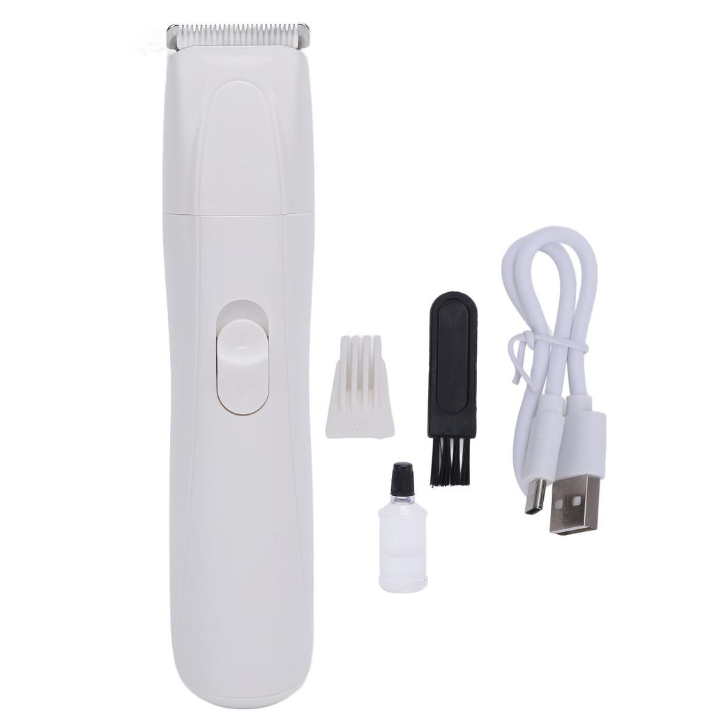 Dog Nail Hair Trimmer Multifunctional Electric Rechargeable Pet Nail Hair Clippers Paws Grooming Set with Comb