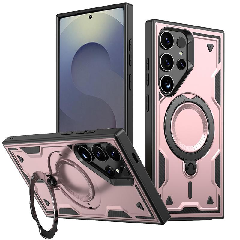 Magnetic Case For Samsung Galaxy S25 S24 S23 S22 Ultra Plus S21 For Magsafe Phone Cases For Samsung S25 EDGE S24 S23 FE Cover