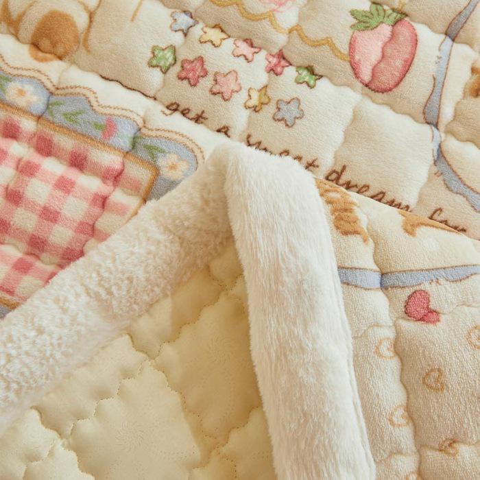 Colchoncillo Plegable de Tatami de Terciopelo de Leche de Lujo para Residencias Estudiantiles y Hogares