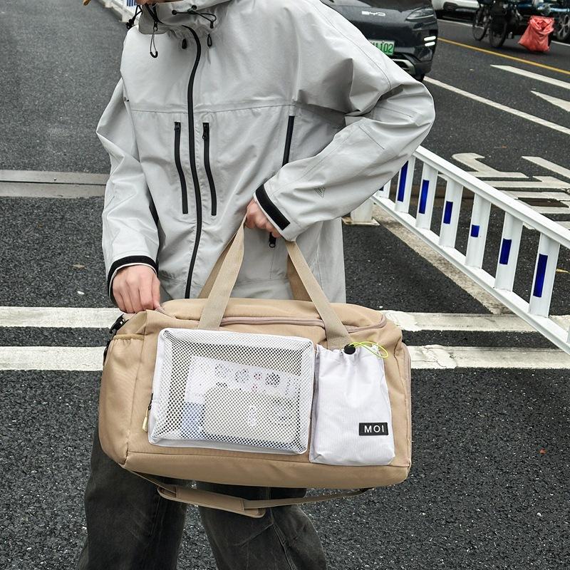 New travel bag, short-distance boarding, business travel, large-capacity lightweight duffel bag, men's and women's fashion yoga fitness bag