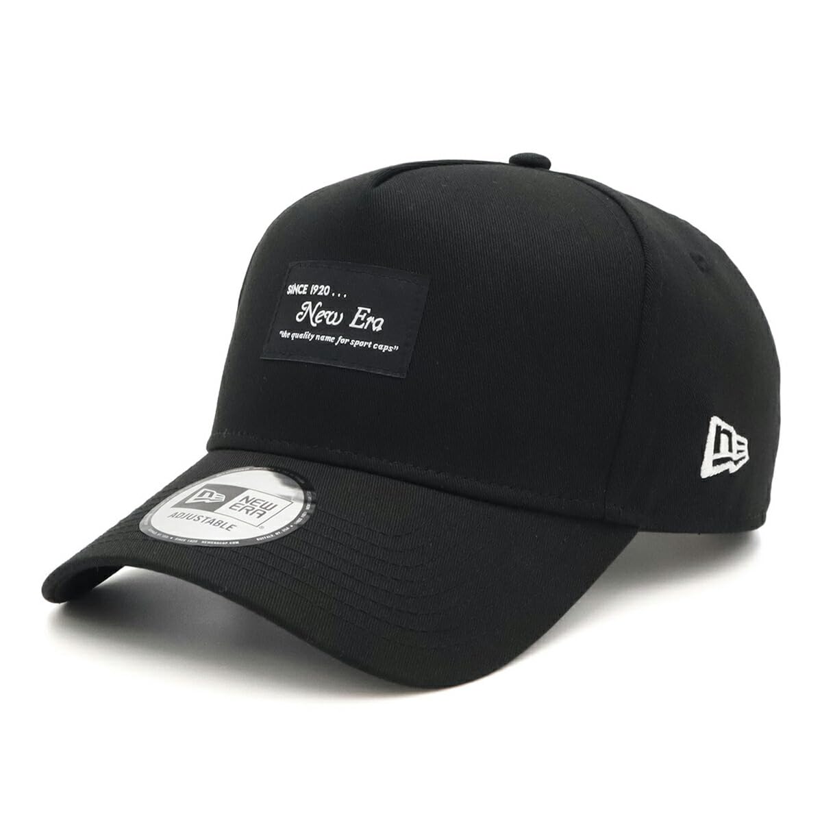 

New Era 9Forty Black Patch Exclusive to ONSPOTZ A-Frame Cap, Black, чёрный