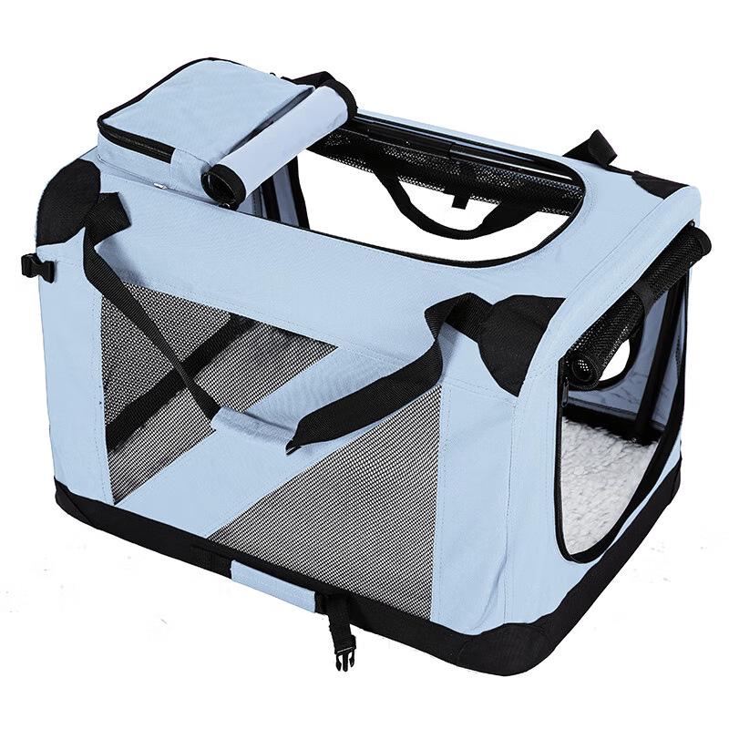 Portable Folding Pet Carrier & Bed: Outdoor Dog/Cat Cage & Car Nest for Golden Retrievers, Corgis, and Teddies