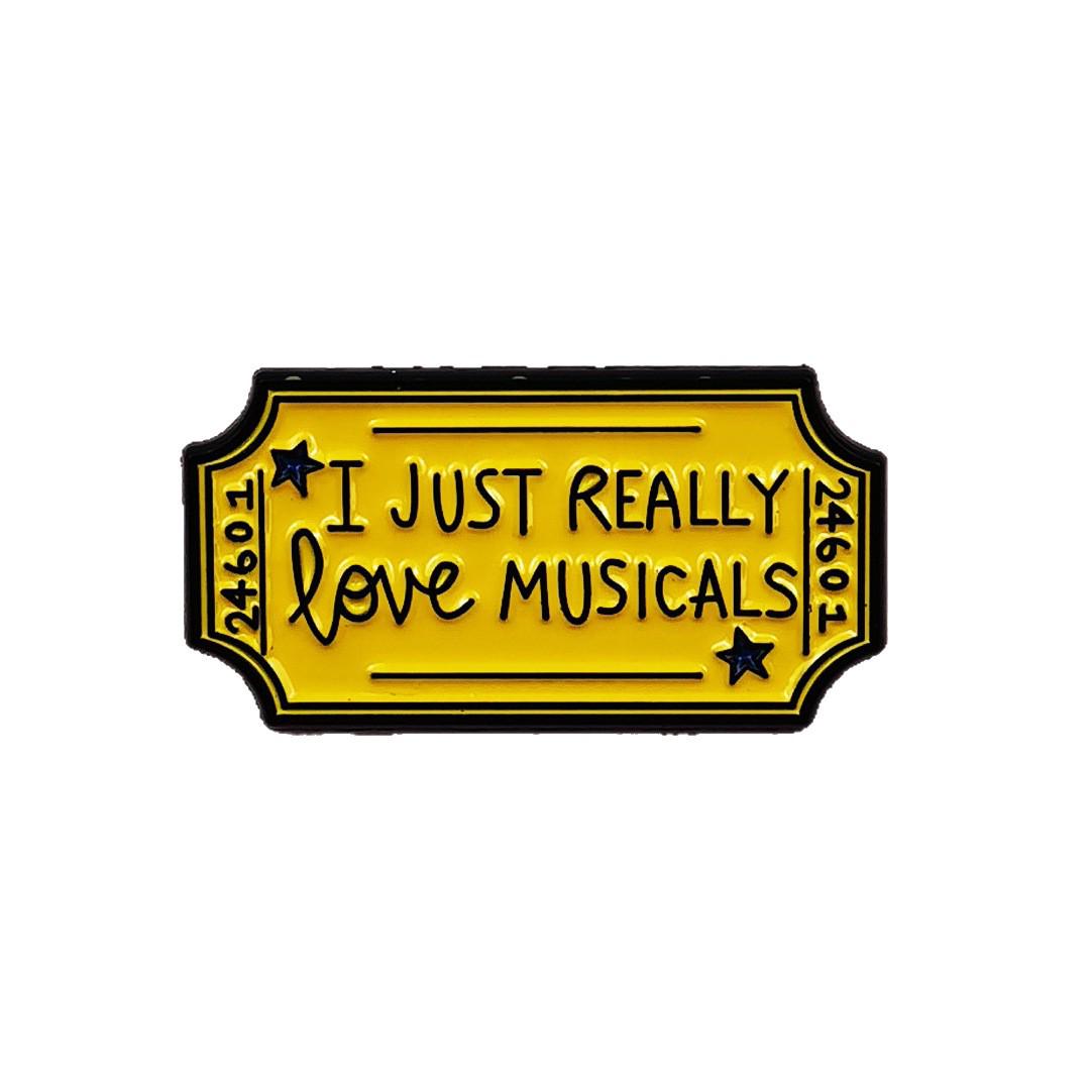 Creative English Quotes Drip Glaze Alloy Brooch - Simple Shape Backpack Decoration Badge