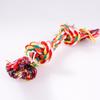 Dog Toys Knot Rope Chew for Small Medium Large Dogs Durable Braided Pets Interactive Funny Teeth Cleaning Supplies 1pc