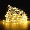 12V LED String Lights - 5M/10M Copper Wire with 100 Lights for Holiday, Christmas, and Creative Room Decor.