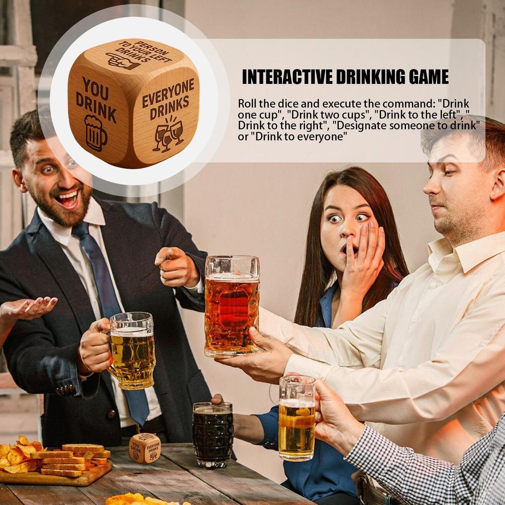 Drinking Games For Adults Party Funny Interactive Dice Game Cards Night Group Activity For Friends Couples Group Activity