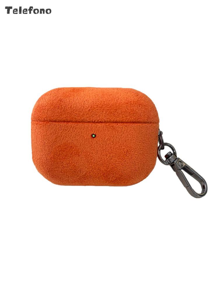 Suede Texture Protective Case for Apple AirPods 1/2, Pro, 3rd & 4th Gen Bluetooth Earphones