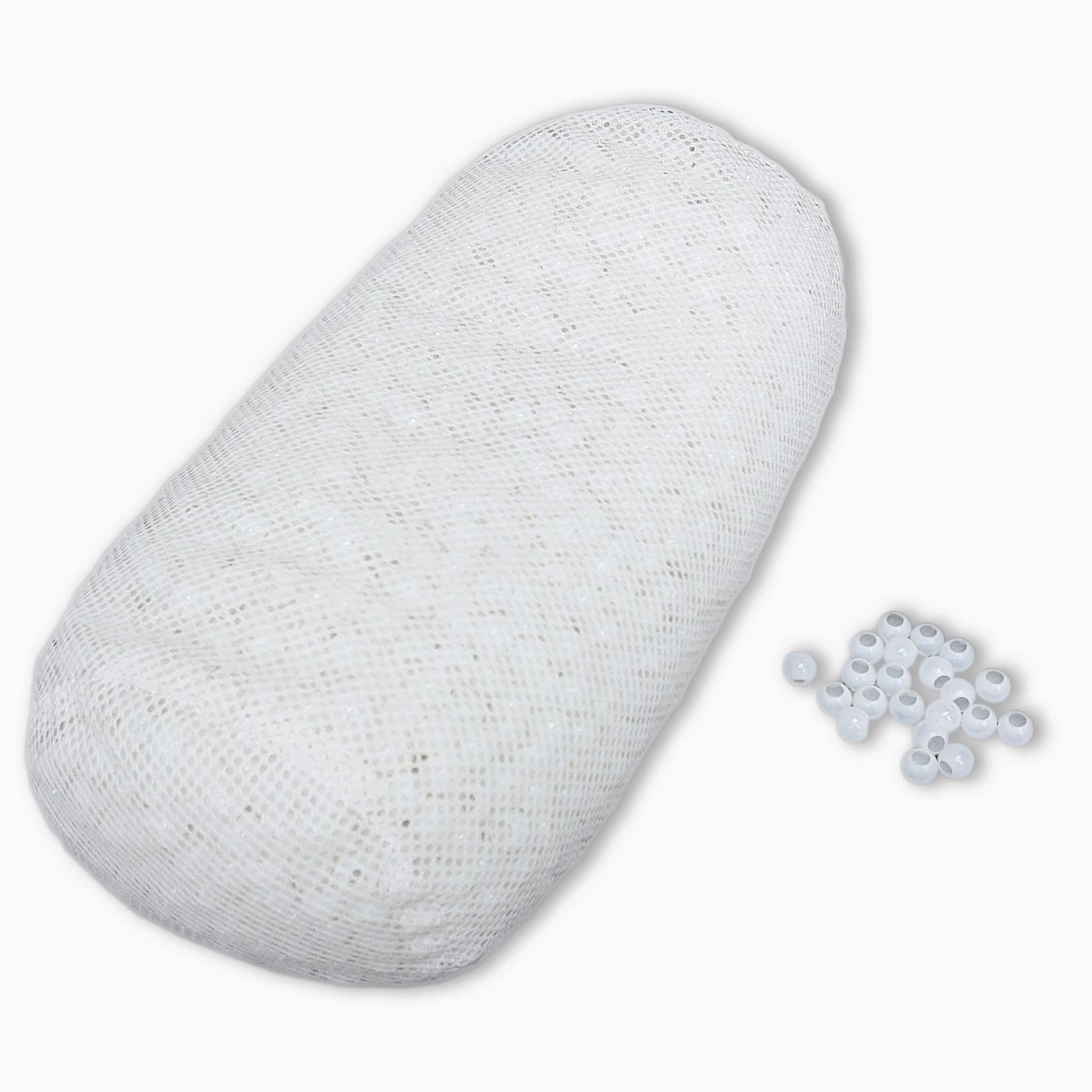 

Hachiya HACHIYA Cylindrical Bead Cushion, Bolster Cushion, Colma Beads, 15R x 30cm, Filling, Lumbar Pillow, Breathable Pillow, Made in Japan