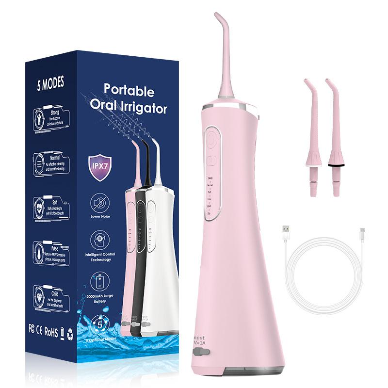Handheld Portable Dental Flusher Household Large Water Tank Oral Flusher Cleaning Electric Water Dental Floss Dental Wash